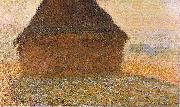 Claude Monet Meule au soleil painting